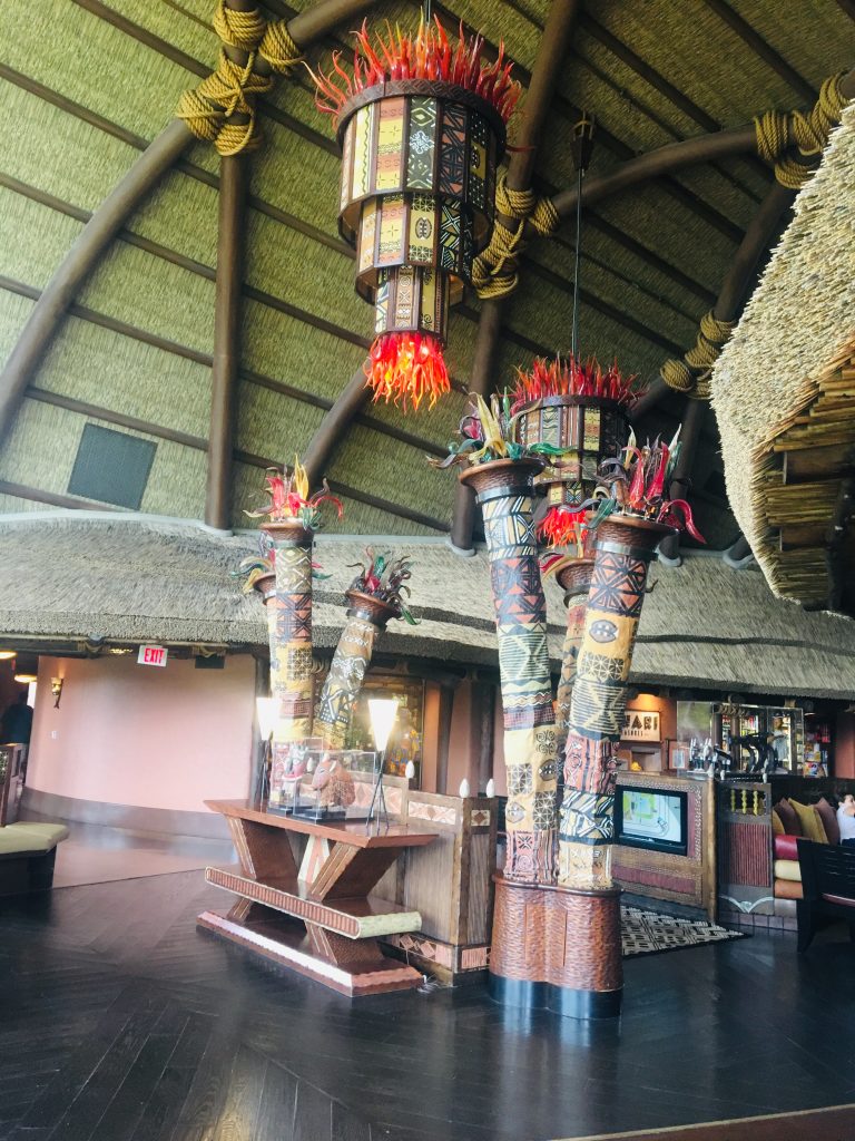 Animal Kingdom Lodge Kidani Village Lobby Decor