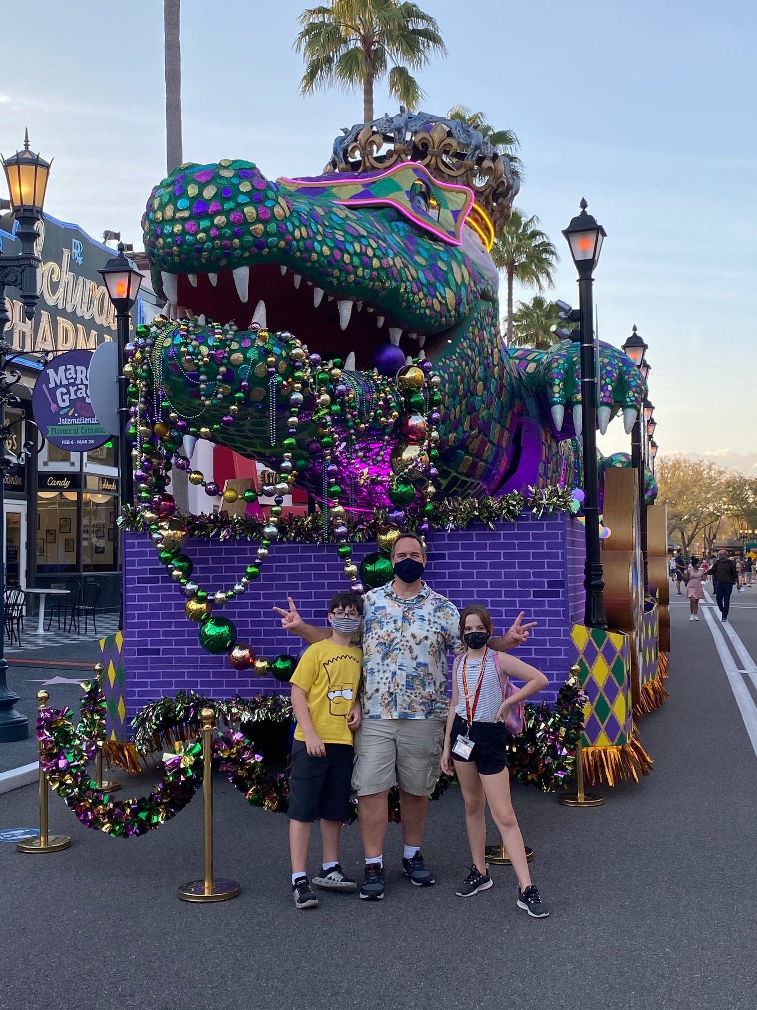 universal studios mardi gras floats